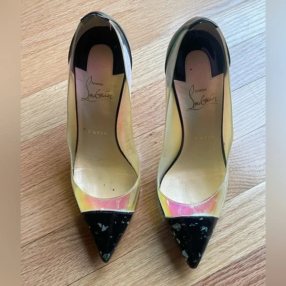 Christian Louboutin Iridescent Debout PVC Pumps Size 38.5 - Picture 6 of 7